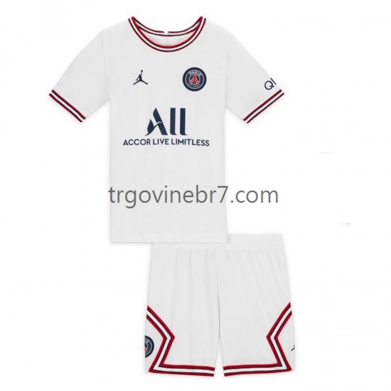 Dres Paris Saint-Germain Četvrti 2021-2022 Kratkih Rukava - Dječji