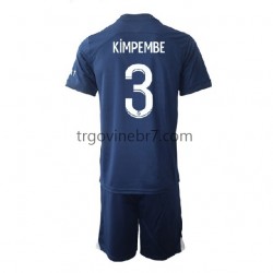 Dres Paris Saint-Germain Kimpembe 3 Domaći 2022-2023 Kratkih Rukava - Dječji