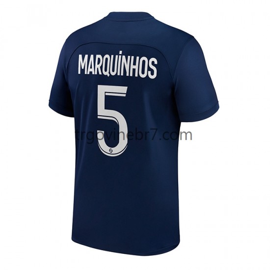 Dres Paris Saint-Germain Marquinhos 5 Domaći 2022-2023 Kratkih Rukava - Muški