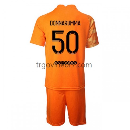 Golmanski Dres - Dres Paris Saint-Germain PSG Gianluigi Donnarumma 50 Domaći 2021-2022 Kratkih Rukava - Dječji