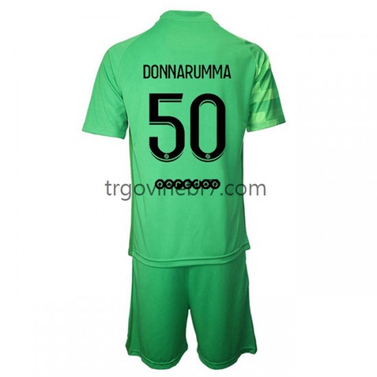 Golmanski Dres - Dres Paris Saint-Germain PSG Gianluigi Donnarumma 50 Treći 2021-2022 Kratkih Rukava - Dječji