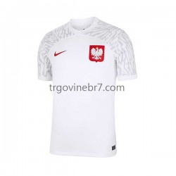 Dres Poljska Domaći World Cup 2022 Kratkih Rukava - Muški