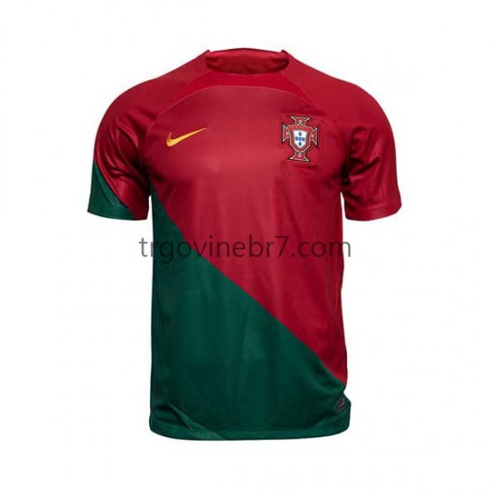 Dres Portugal Domaći World Cup 2022 Kratkih Rukava - Muški