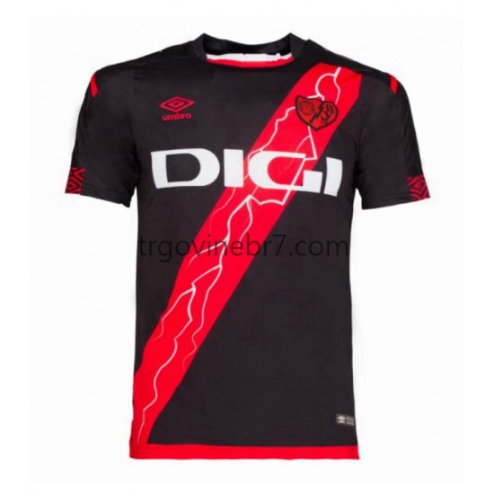 Dres Rayo Vallecano Gostujući 2021-2022 Kratkih Rukava - Muški