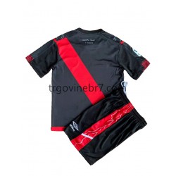 Dres Rayo Vallecano Gostujući 2021-2022 Kratkih Rukava - Dječji