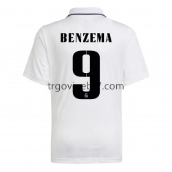 Dres Real Madrid Benzema 9 Domaći 2022-2023 Kratkih Rukava - Muški Dres Real Madrid Benzema 9 Domaći 2022-2023 Kratkih Rukava - Muški