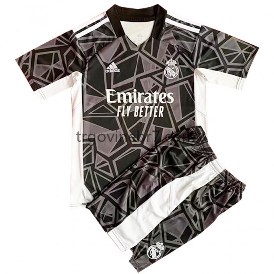 Golmanski Dres - Dres Real Madrid Gostujući 2022-2023 Kratkih Rukava - Dječji