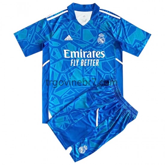 Golmanski Dres - Dres Real Madrid Domaći 2022-2023 Kratkih Rukava - Dječji