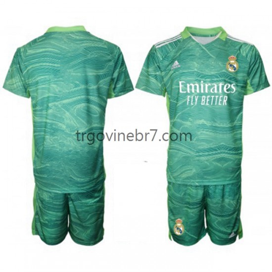 Golmanski Dres - Dres Real Madrid Treći 2021-2022 Kratkih Rukava - Dječji