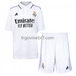 Dres Real Madrid Domaći 2022-2023 Kratkih Rukava - Dječji