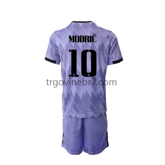 Dres Real Madrid Modrić Luka 10 Gostujući 2022-2023 Kratkih Rukava - Dječji