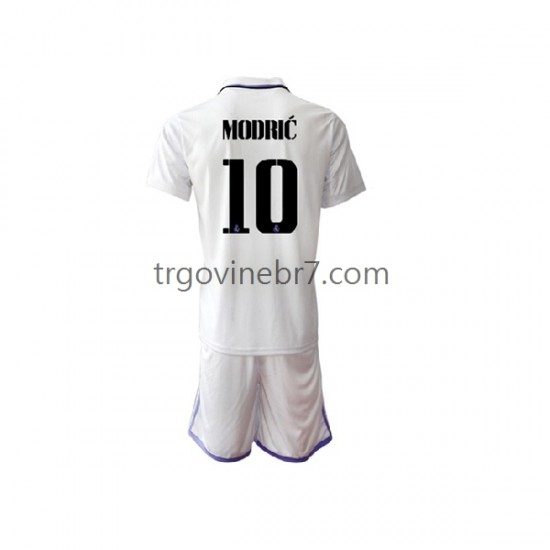 Dres Real Madrid Modrić Luka 10 Domaći 2022-2023 Kratkih Rukava - Dječji