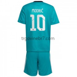 Dres Real Madrid Modrić Luka 10 Treći 2021-2022 Kratkih Rukava - Dječji