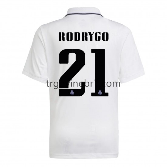 Dres Real Madrid Rodrygo 21 Domaći 2022-2023 Kratkih Rukava - Muški