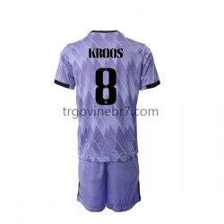 Dres Real Madrid Toni Kroos 8 Gostujući 2022-2023 Kratkih Rukava - Dječji Dres Real Madrid Toni Kroos 8 Gostujući 2022-2023 Kratkih Rukava - Dječji