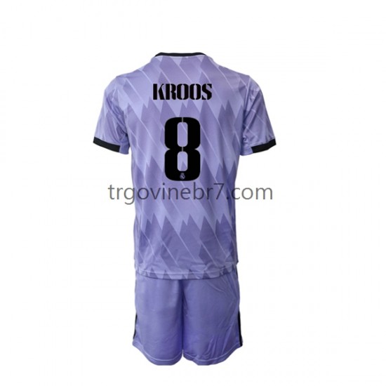 Dres Real Madrid Toni Kroos 8 Gostujući 2022-2023 Kratkih Rukava - Dječji