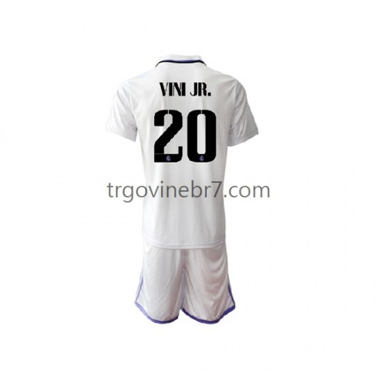 Dres Real Madrid Vinicius Junior 20 Domaći 2022-2023 Kratkih Rukava - Dječji