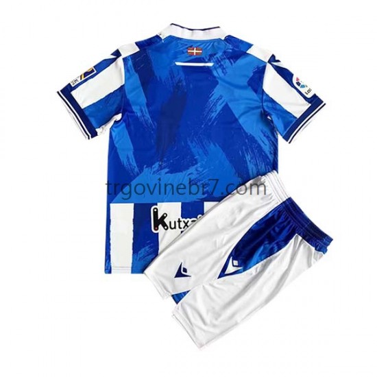 Dres Real Sociedad Domaći 2022-2023 Kratkih Rukava - Dječji