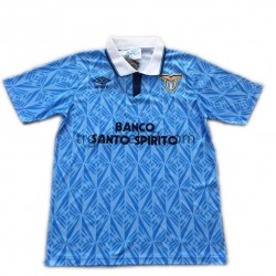 Dres SS Lazio 1991 Retro Domaći Kratkih Rukava - Muški