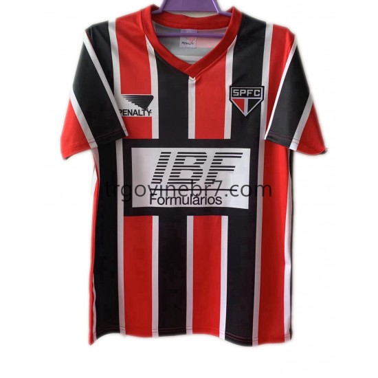 Dres Sao Paulo 1991 Retro Gostujući Kratkih Rukava - Muški
