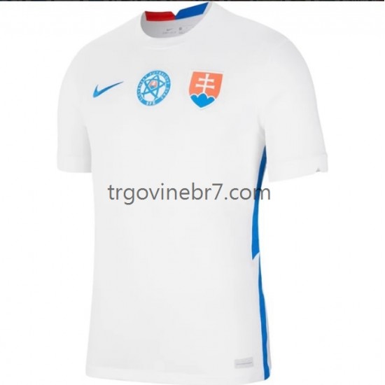Dres Slovačka 2020-2021 Gostujući Kratkih Rukava - Muški