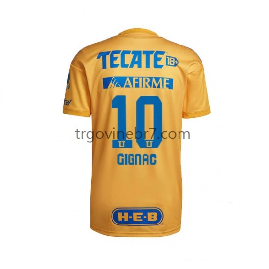 Dres Tigres UANL Andre-Pierre Gignac 10 Domaći 2022-2023 Kratkih Rukava - Muški