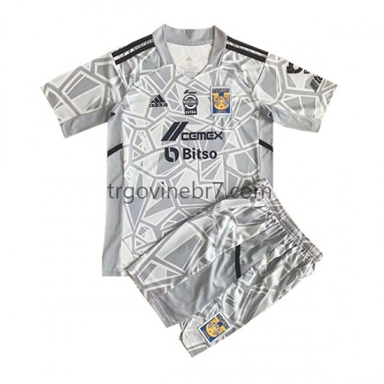 Golmanski Dres - Dres Tigres UANL Domaći 2022-2023 Kratkih Rukava - Dječji