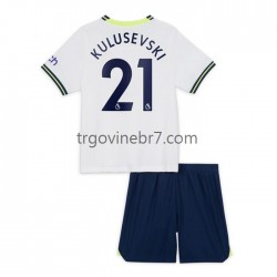 Dres Tottenham Hotspur Dejan Kulusevski 21 Domaći 2022-2023 Kratkih Rukava - Dječji Dres Tottenham Hotspur Dejan Kulusevski 21 Domaći 2022-2023 Kratkih Rukava - Dječji