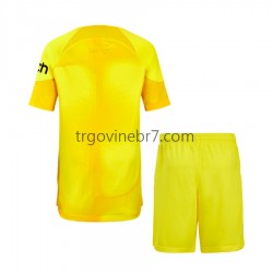 Golmanski Dres - Dres Tottenham Hotspur Domaći 2022-2023 Kratkih Rukava - Dječji