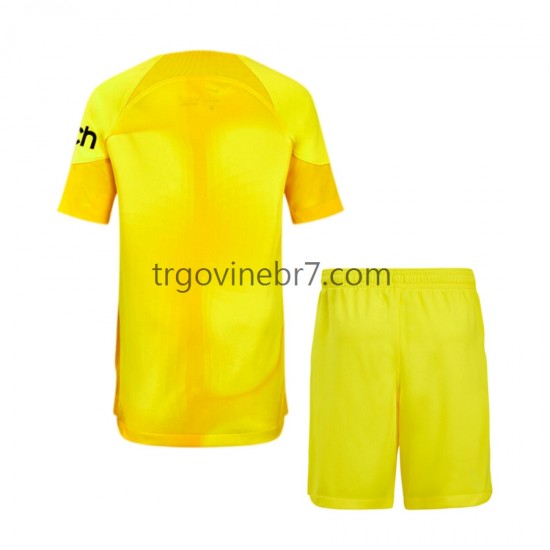 Golmanski Dres - Dres Tottenham Hotspur Domaći 2022-2023 Kratkih Rukava - Dječji
