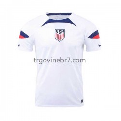Dres SAD Domaći World Cup 2022 Kratkih Rukava - Muški Dres SAD Domaći World Cup 2022 Kratkih Rukava - Muški