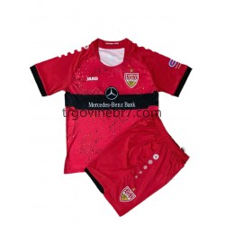 Dres VfB Stuttgart Gostujući 2021-2022 Kratkih Rukava - Dječji