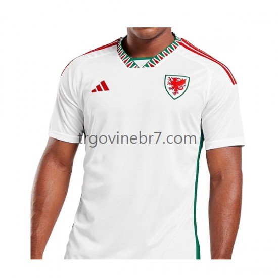 Dres Wales Gostujući World Cup 2022 Kratkih Rukava - Muški