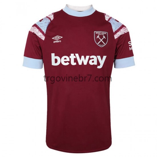 Dres West Ham United Domaći 2022-2023 Kratkih Rukava - Muški