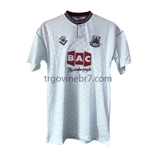 Dres West Ham United Retro Gostujući 1989-1990 Kratkih Rukava - Muški