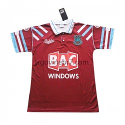 Dres West Ham United Retro Domaći 1991-1992 Kratkih Rukava - Muški