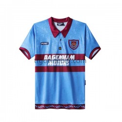 Dres West Ham United Retro Domaći 1995-1996 Kratkih Rukava - Muški
