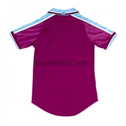 Dres West Ham United Retro Domaći 1999-2001 Kratkih Rukava - Muški