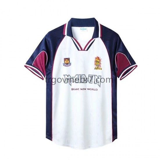 Dres West Ham United Iron Maiden Retro Gostujući 1999 Kratkih Rukava - Muški