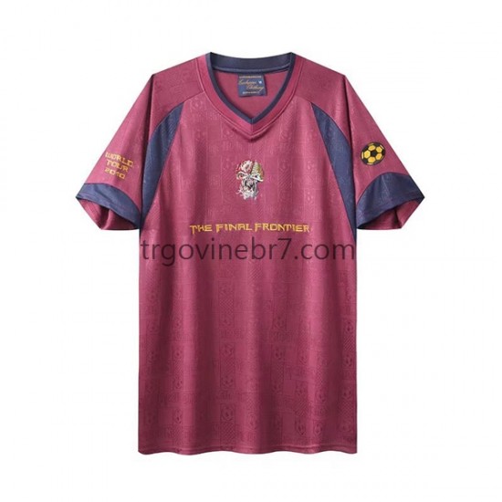 Dres West Ham United Iron Maiden Retro Gostujući 2010 Kratkih Rukava - Muški