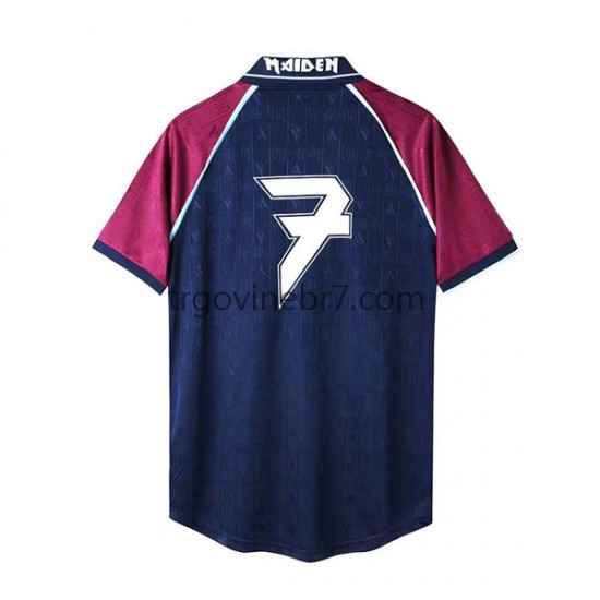 Dres West Ham United Iron Maiden Retro Domaći 1999 Kratkih Rukava - Muški