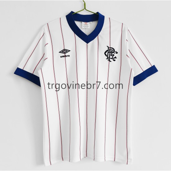 Dres Wolverhampton Wanderers 1982-1983 Retro Gostujući Kratkih Rukava - Muški