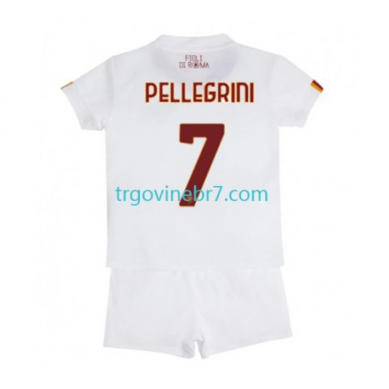 Dres Roma Lorenzo Pellegrini 7 Gostujući 2022-2023 Kratkih Rukava - Dječji