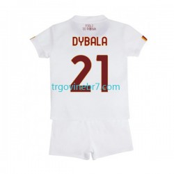 Dres Roma Paulo Dybala 21 Gostujući 2022-2023 Kratkih Rukava - Dječji