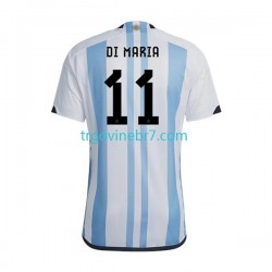 Dres Argentina Di Maria 11 Domaći World Cup 2022 Kratkih Rukava - Muški Dres Argentina Di Maria 11 Domaći World Cup 2022 Kratkih Rukava - Muški