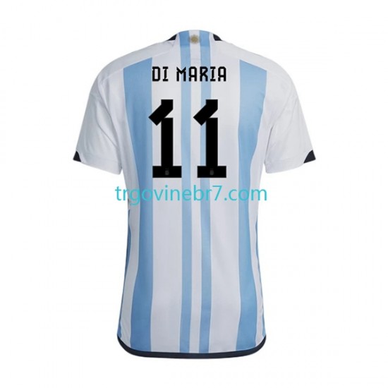 Dres Argentina Di Maria 11 Domaći World Cup 2022 Kratkih Rukava - Muški