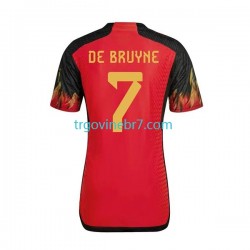 Dres Belgija De Bruyne 7 Domaći World Cup 2022 Kratkih Rukava - Muški Dres Belgija De Bruyne 7 Domaći World Cup 2022 Kratkih Rukava - Muški