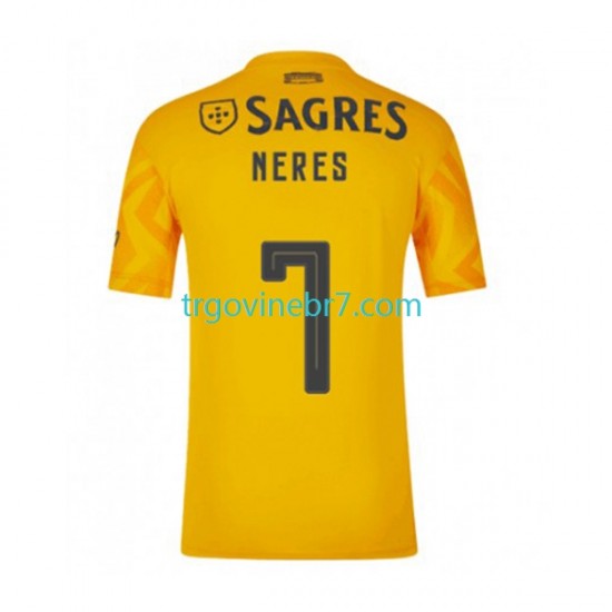 Dres Benfica David Neres 7 Gostujući 2022-2023 Kratkih Rukava - Muški