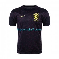 Golmanski Dres - Dres Brazil Domaći World Cup 2022 Kratkih Rukava - Muški Golmanski Dres - Dres Brazil Domaći World Cup 2022 Kratkih Rukava - Muški
