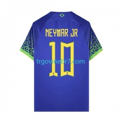 Dres Brazil Neymar JR 10 Gostujući World Cup 2022 Kratkih Rukava - Muški Dres Brazil Neymar JR 10 Gostujući World Cup 2022 Kratkih Rukava - Muški